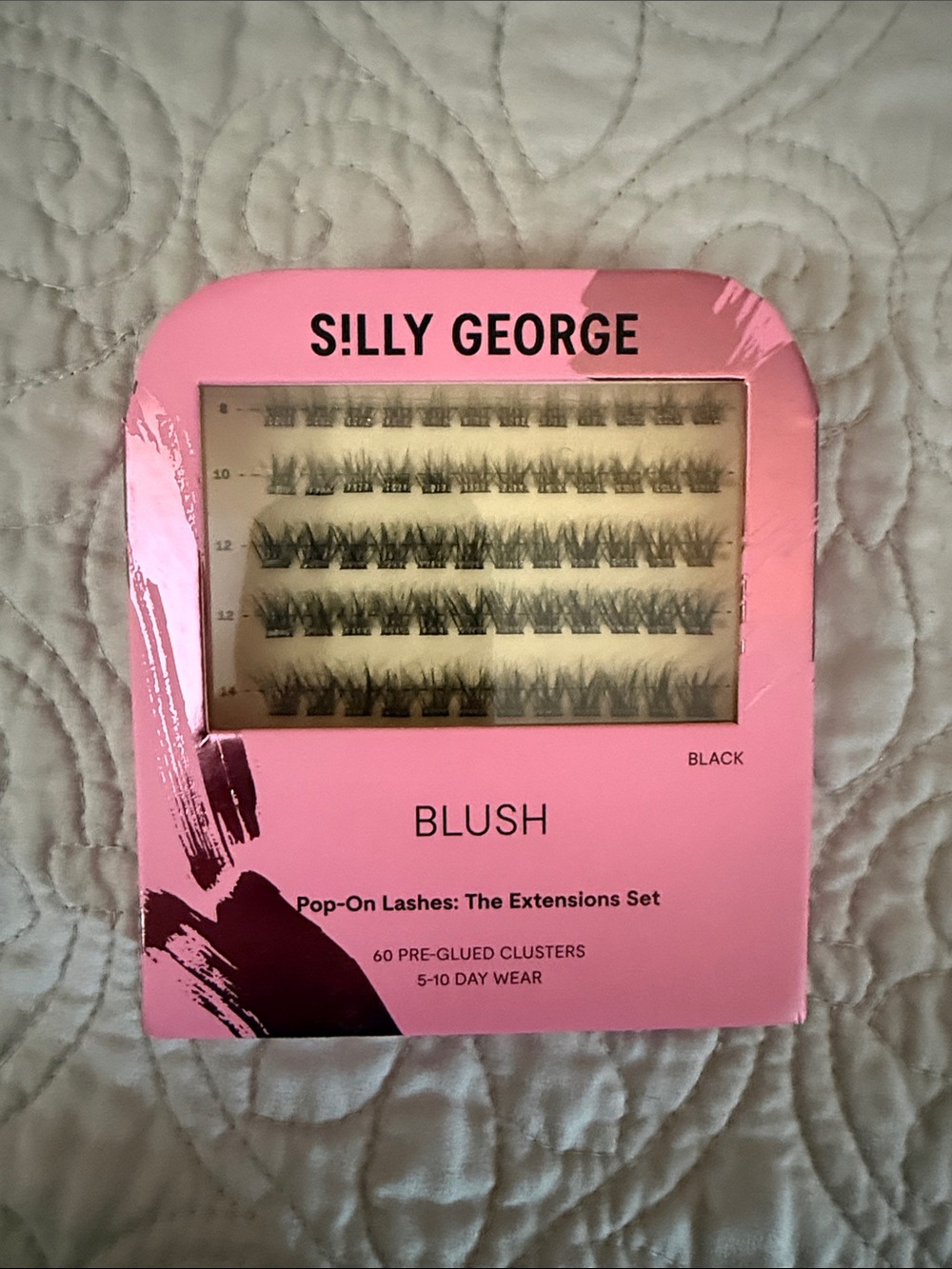 Silly George Blush Pop On Lashes Pre Glued NIB